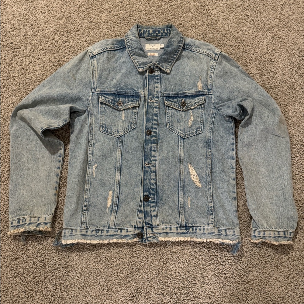 Topman Light Blue Denim Jacket